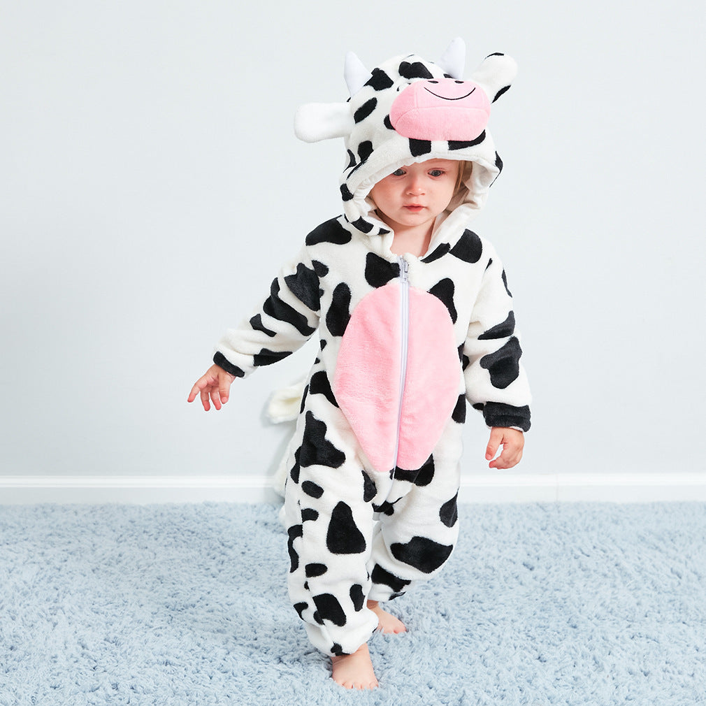 Cozy Flannel Warm Baby Jumpsuit